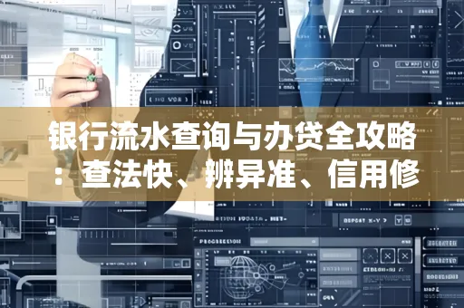 银行流水查询与办贷全攻略：查法快、辨异准、信用修复诀窍