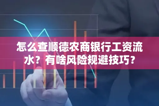 怎么查顺德农商银行工资流水?有啥风险规避技巧? 怎么查顺德农商银行工资流水?有啥风险规避技巧?