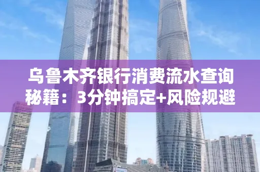 乌鲁木齐银行消费流水查询秘籍：3分钟搞定+风险规避干货