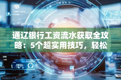 通辽银行工资流水获取全攻略：5个超实用技巧，轻松搞定不踩坑！